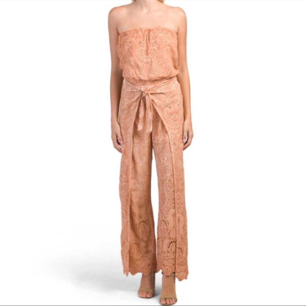 Young Fabulous & Broke YFB Ellis Eyelet Jumpsuit NWT